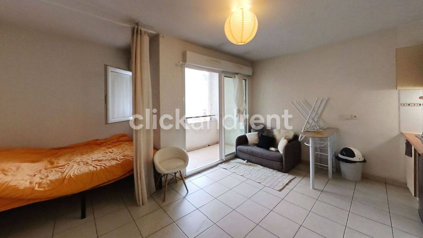 Studio meublé de 24 m² avec balcon - Montpellier — 1