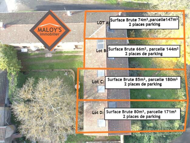 Maison à vendre 179 000 € 5 pièces 3 chambres 85 m² 101 m² de terrain Châtillon 69380