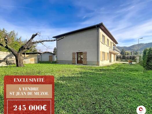 Villa à vendre 245 000 € 7 pièces 5 chambres 161,7 m² 885 m² de terrain Saint-Jean-de-Muzols 07300