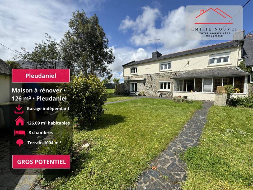 Maison 5 pièces 126 m² · à Pleudaniel · 126,1 m² · 166 500 €