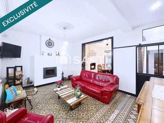 Maison à vendre 164 500 € 3 pièces 2 chambres 106 m² Centre Escaudain 59124