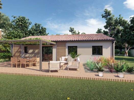 Terrain avec maison neuve à vendre 188 000 € 5 pièces 4 chambres 90 m² 800 m² de terrain Vertheuil 33180