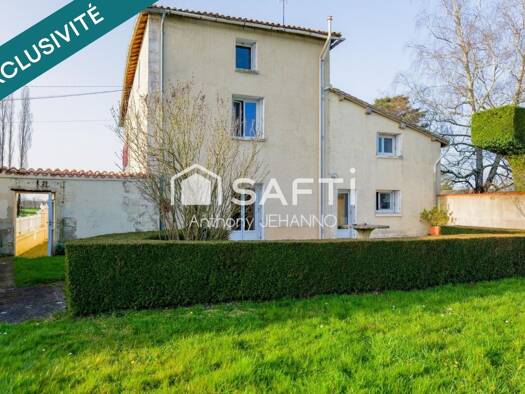 Maison à vendre 130 200 € 5 pièces 3 chambres 160 m² 1 600 m² de terrain Exireuil 79400