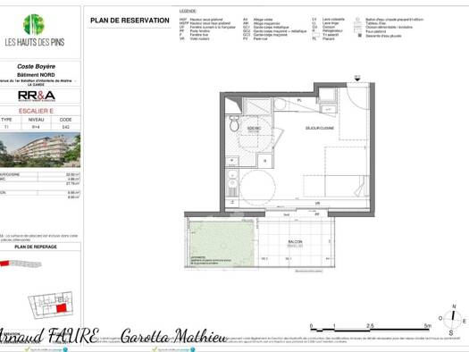 Appartement à louer 522 € 1 pièce 27 m² 4ème étage dès le 01/07/2026 Les Plantades-Pierrascas La Garde 83130