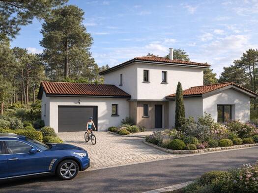 Terrain avec maison neuve à vendre 595 000 € 5 pièces 4 chambres 150 m² 700 m² de terrain Lozanne 69380