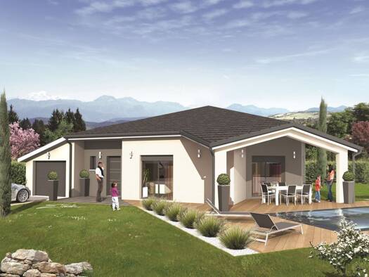 Terrain avec maison neuve à vendre 280 000 € 4 pièces 3 chambres 96,4 m² 500 m² de terrain Viriat 01440