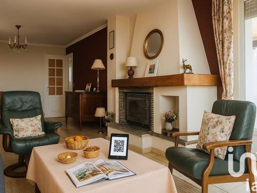 Maison de plain-pied à vendre 185 500 € 5 pièces 3 chambres 110 m² 1 237 m² de terrain Lys-Haut-Layon 49310