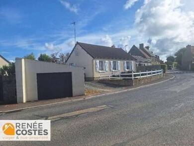Maison en viager occupé Bouquet 73 375 € 3 pièces 2 chambres 65 m² 1 057 m² de terrain Gouville sur Mer 50560