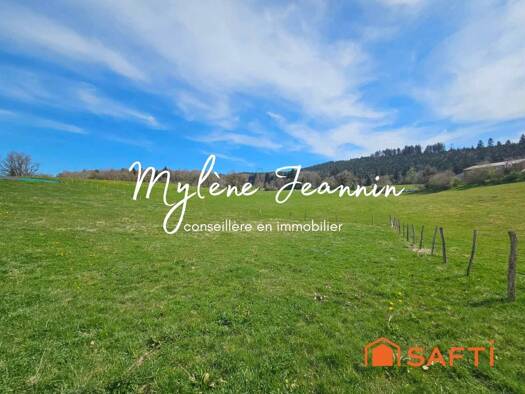 Terrain constructible viabilisé à vendre 129 000 € 1 000 m² de terrain Aubonne 25520