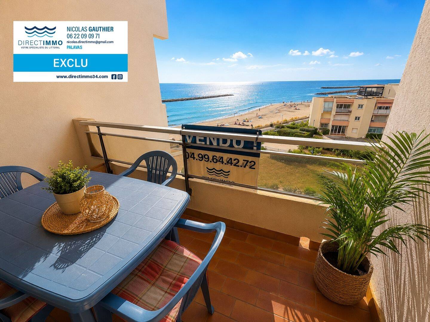 Appartement 1 pièce 26 m² · à Palavas-les-Flots · 26 m² · 199 900 €