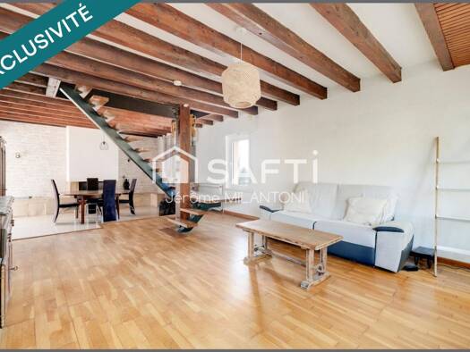 Maison à vendre 199 000 € 7 pièces 4 chambres 170 m² 1 593 m² de terrain Point du Jour-Boozville-La Louvière Pont-à-Mousson 54700