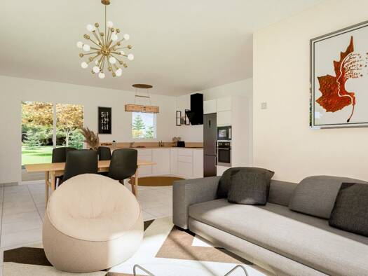 Terrain avec maison neuve à vendre 224 000 € 5 pièces 3 chambres 92 m² Hennecourt 88270