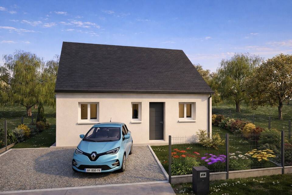 Maison 3 pièces 59 m² · à Neuillé-Pont-Pierre · 59 m² · 170 400 €
