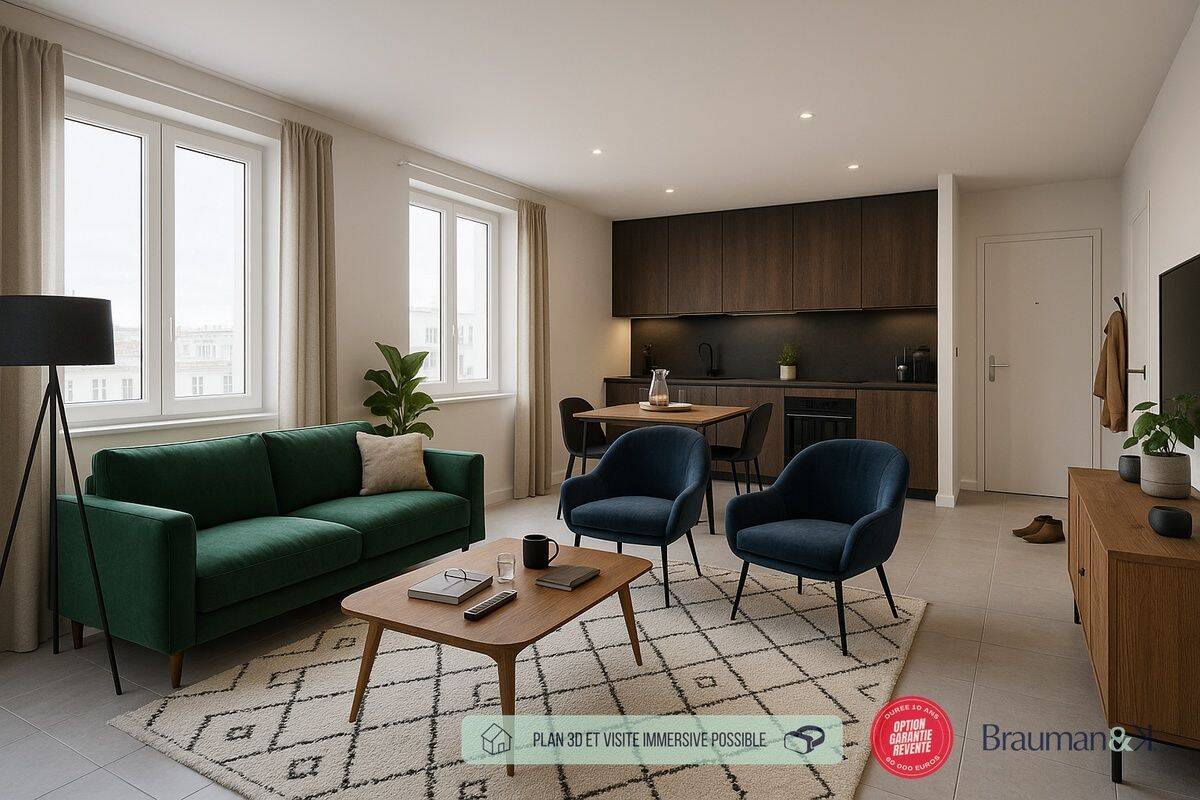 Appartement 3 pièces 52 m² · à Toulon · 52 m² · 305 358 €