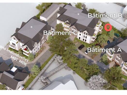 Appartement à vendre - neuf 467 800 € 4 pièces 3 chambres 91,1 m² Escoublac La Baule-Escoublac 44500