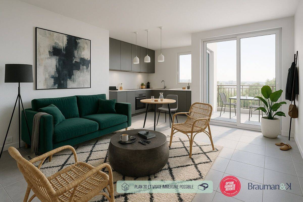 Appartement 3 pièces 67 m² · à Les Sables-d'Olonne · 67 m² · 270 500 €