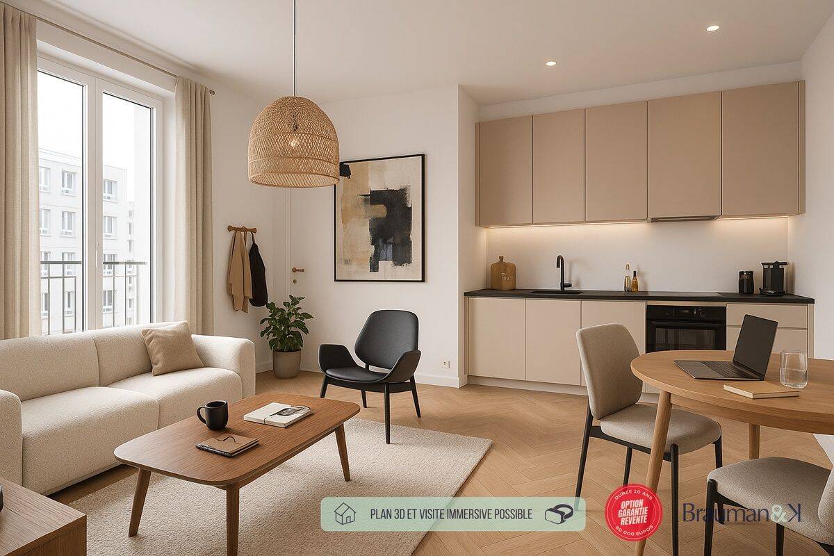 Appartement 2 pièces 43 m² · à Bordeaux · 43 m² · 320 000 €