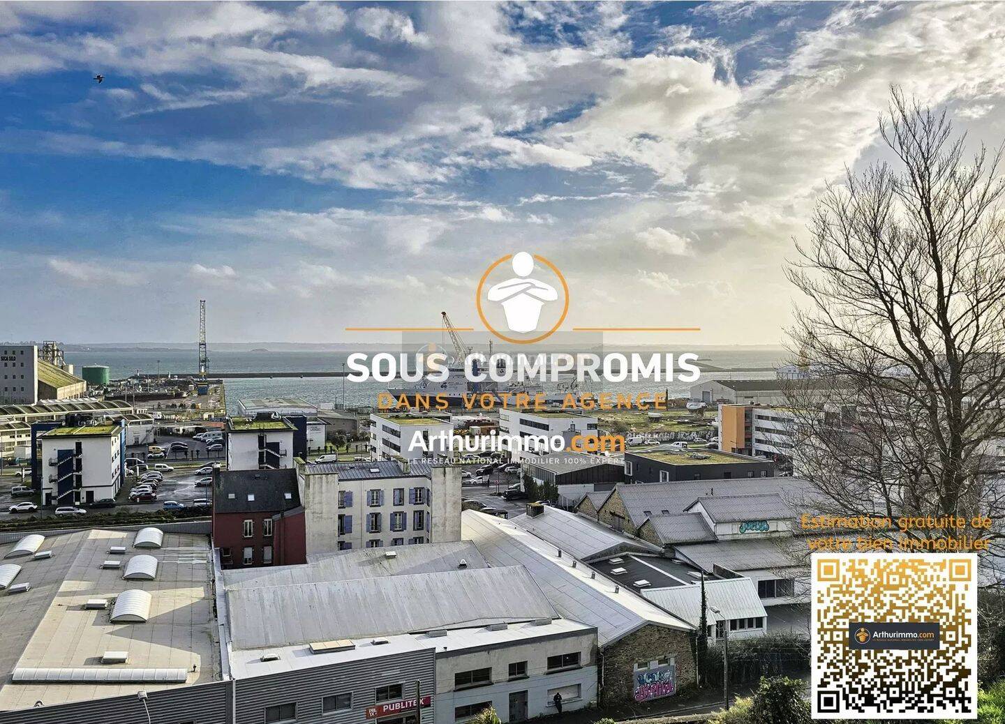 Appartement 3 pièces 63 m² · à Brest · 63,4 m² · 195 000 €