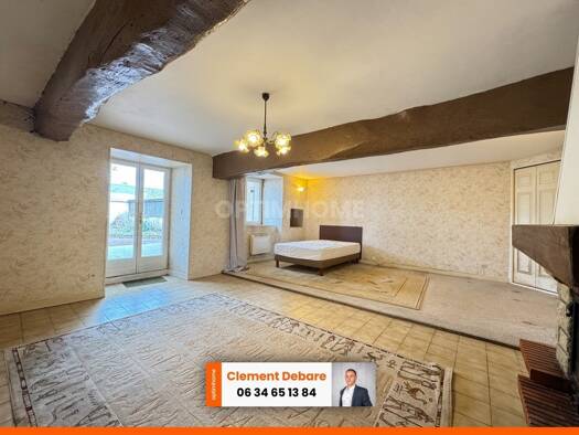 Maison à vendre 129 000 € 5 pièces 4 chambres 113 m² 320 m² de terrain La Salle-Perruche-Meron-Villages Montreuil-Bellay 49260