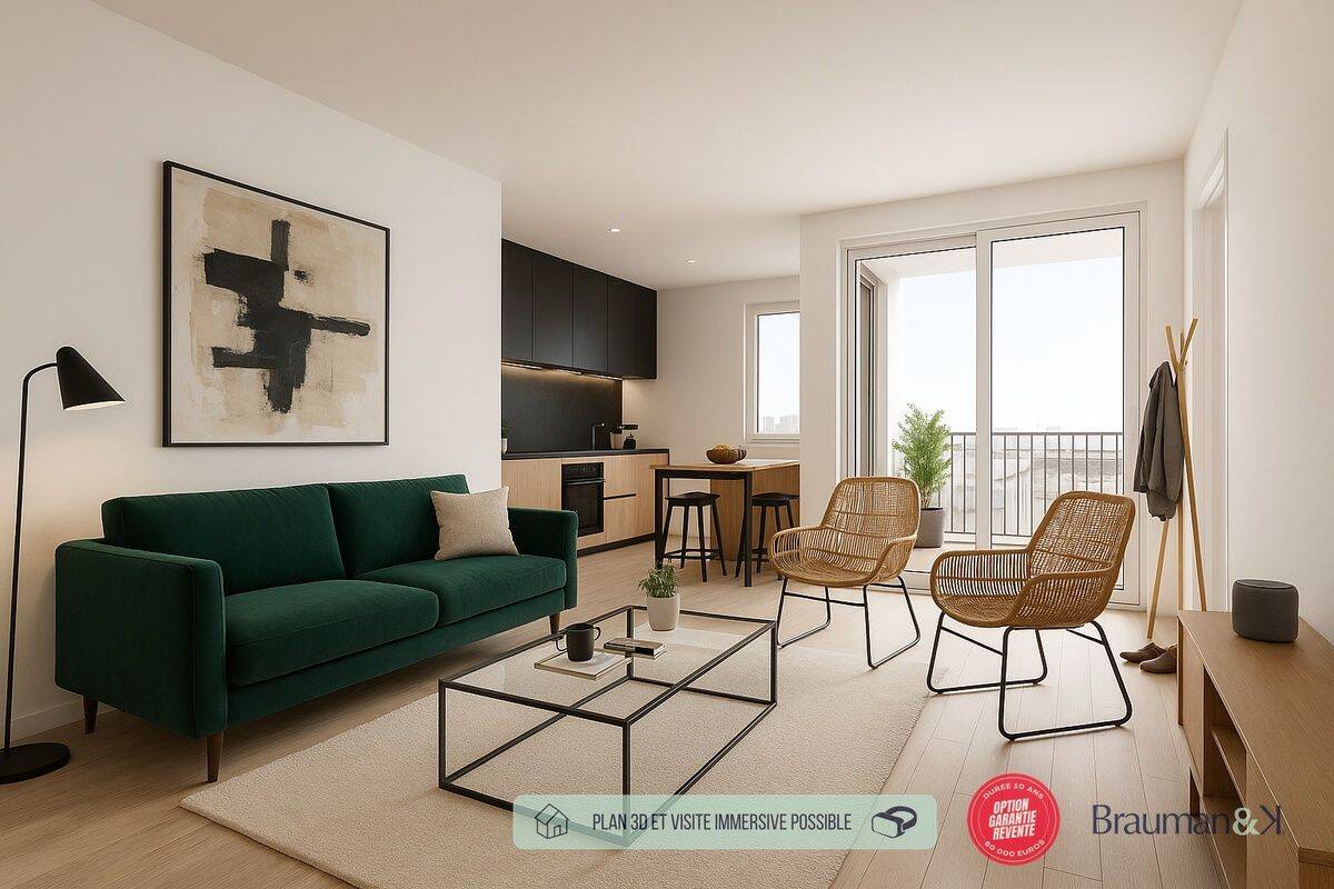 Appartement 3 pièces 61 m² · à Nancy · 61 m² · 244 800 €