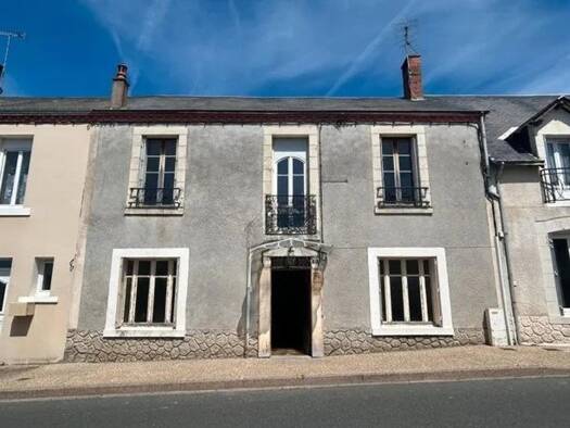 Maison à vendre 50 000 € 5 pièces 3 chambres 145 m² 485 m² de terrain Poulaines 36210