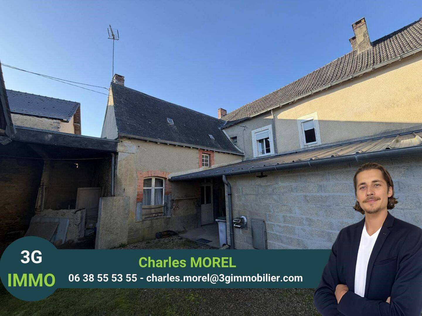 Maison 9 pièces 142 m² · à Bouère · 142 m² · 84 800 €