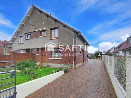 Maison jumelée à vendre 165 000 € 5 pièces 3 chambres 87 m² 477 m² de terrain Beaucamps-le-Vieux 80430