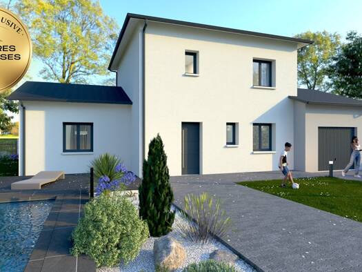 Terrain avec maison neuve à vendre 322 000 € 4 pièces 3 chambres 96 m² 307 m² de terrain Crémieu 38460