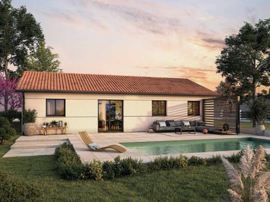 Terrain avec maison neuve à vendre 202 260 € 5 pièces 4 chambres 96 m² 430 m² de terrain La Tour-du-Crieu 09100