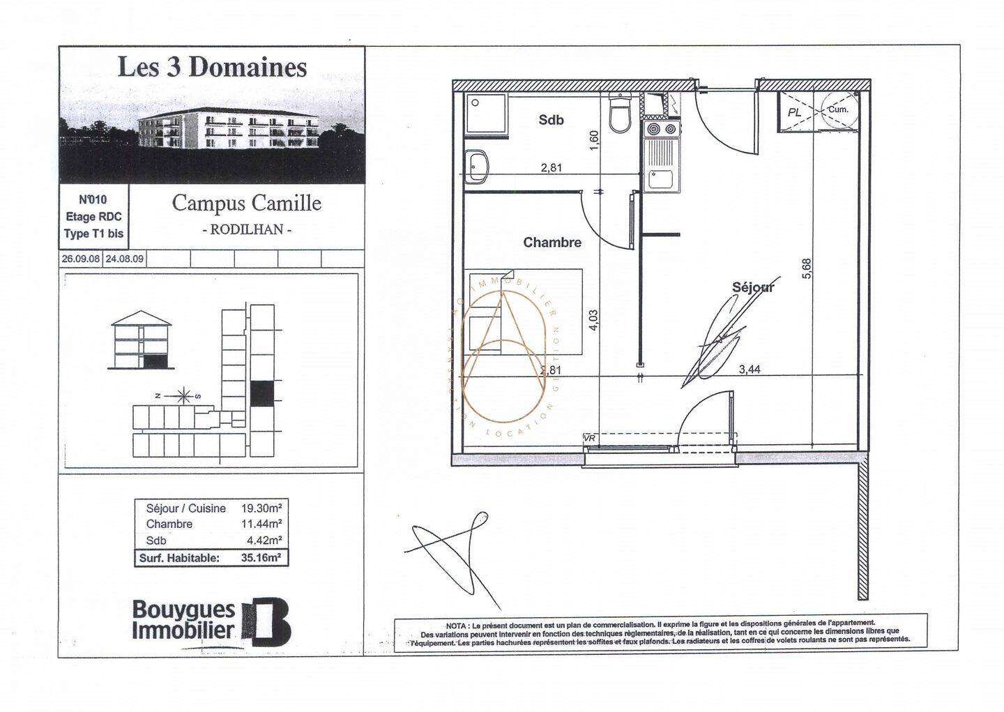 Appartement 2 pièces 32 m² · à Rodilhan · 32,2 m² · 95 000 €
