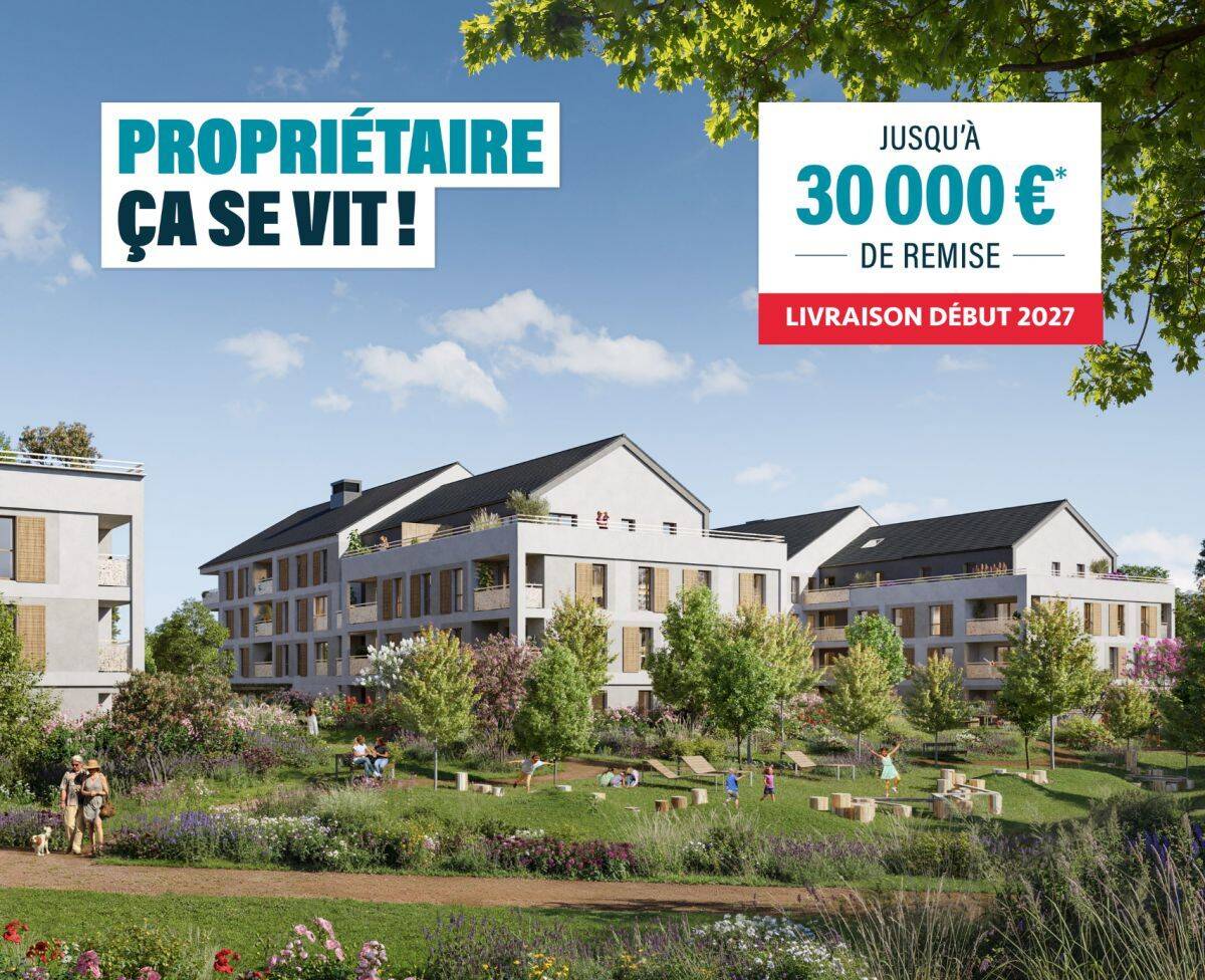 Appartement 3 pièces 62 m² · à Lieusaint · 62,3 m² · 273 000 €