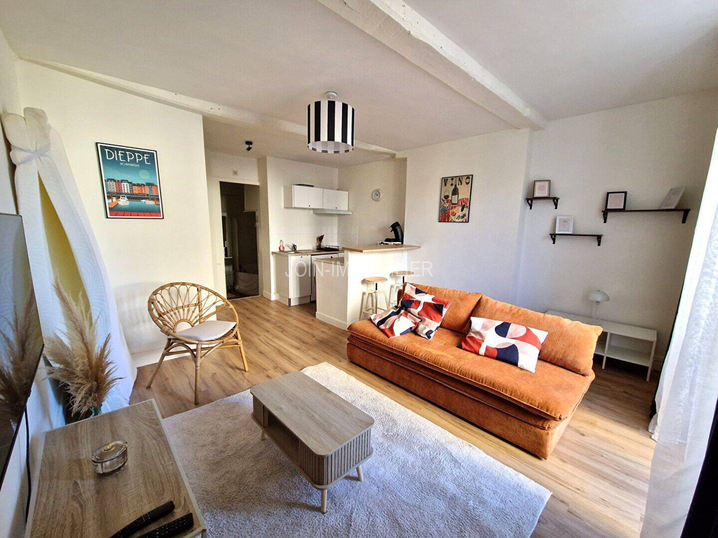 Appartement 1 pièce 25 m² · à Dieppe · 25,4 m² · 550 €/mois