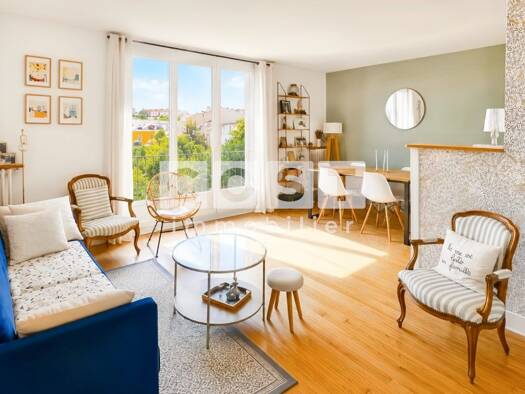 Appartement à vendre 388 000 € 3 pièces 2 chambres 61,6 m² Étage 3/4 Centre-Voltaire Asnières-sur-Seine 92600
