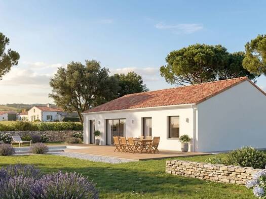 Terrain avec maison neuve à vendre 186 279 € 3 pièces 2 chambres 70 m² 581 m² de terrain Grissais-Gros Noyer Fontenay-le-Comte 85200