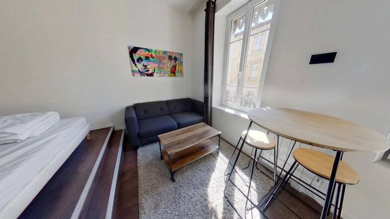 Appartement à louer 630 € 1 pièce 16,3 m² 1er étage République Tolstoi Villeurbanne 69100