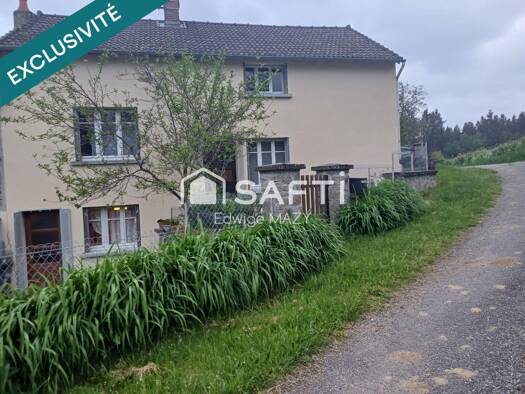 Maison à vendre 75 000 € 5 pièces 3 chambres 98 m² 11 600 m² de terrain Mainsat 23700