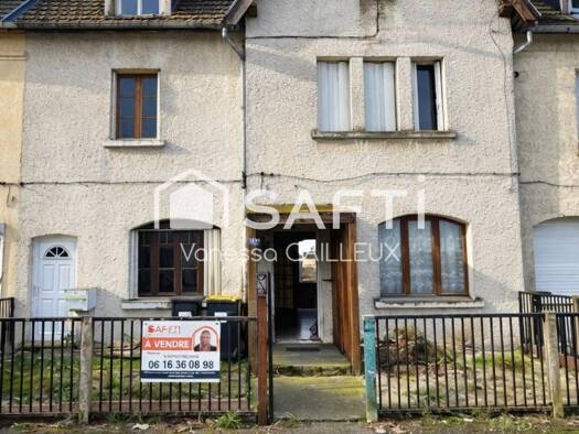 Maison à vendre 75 000 € 8 pièces 6 chambres 125 m² 612 m² de terrain Beautor 02800