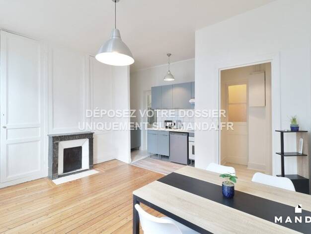 Appartement à louer 620 € 2 pièces 1 chambre 53 m² 1er étage Saint Vincent Le Havre 76600