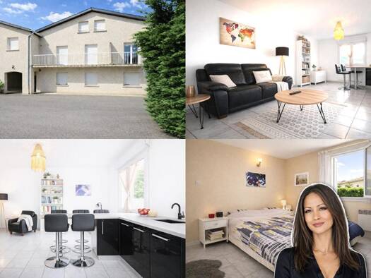 Appartement à vendre 138 000 € 2 pièces 1 chambre 43 m² RDC/1 Azieu Genas 69740