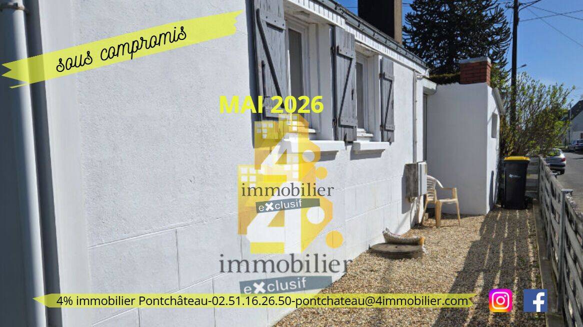 Maison 3 pièces 57 m² · à Pontchâteau · 57 m² · 140 400 €