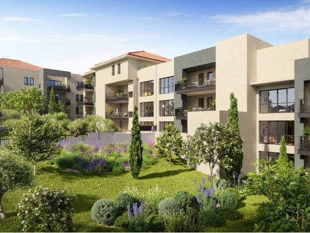 Appartement à vendre - neuf 479 000 € 3 pièces 2 chambres 67 m² dès le 30/06/2026 Les Platanes Aix-en-Provence 13100