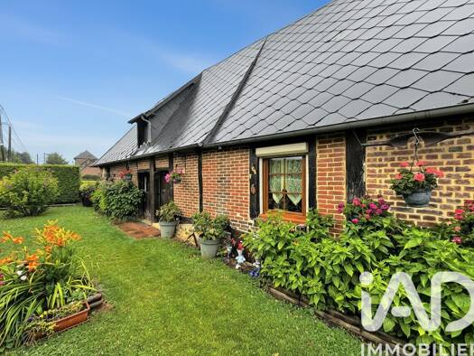 Maison de plain-pied à vendre 147 000 € 2 pièces 1 chambre 75 m² 2 913 m² de terrain La Hallotière 76780