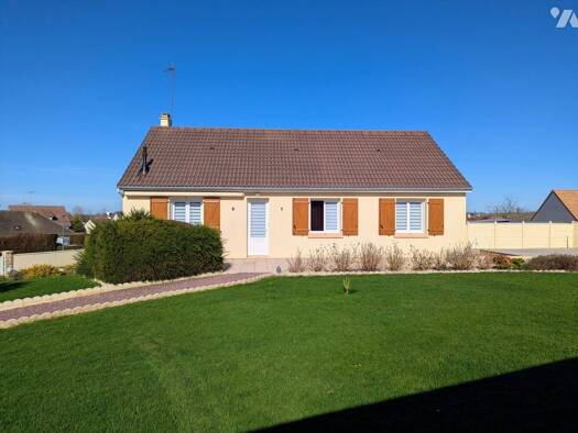 Maison de plain-pied à vendre 255 000 € 4 pièces 3 chambres 1 341 m² de terrain Isigny-sur-Mer 14230