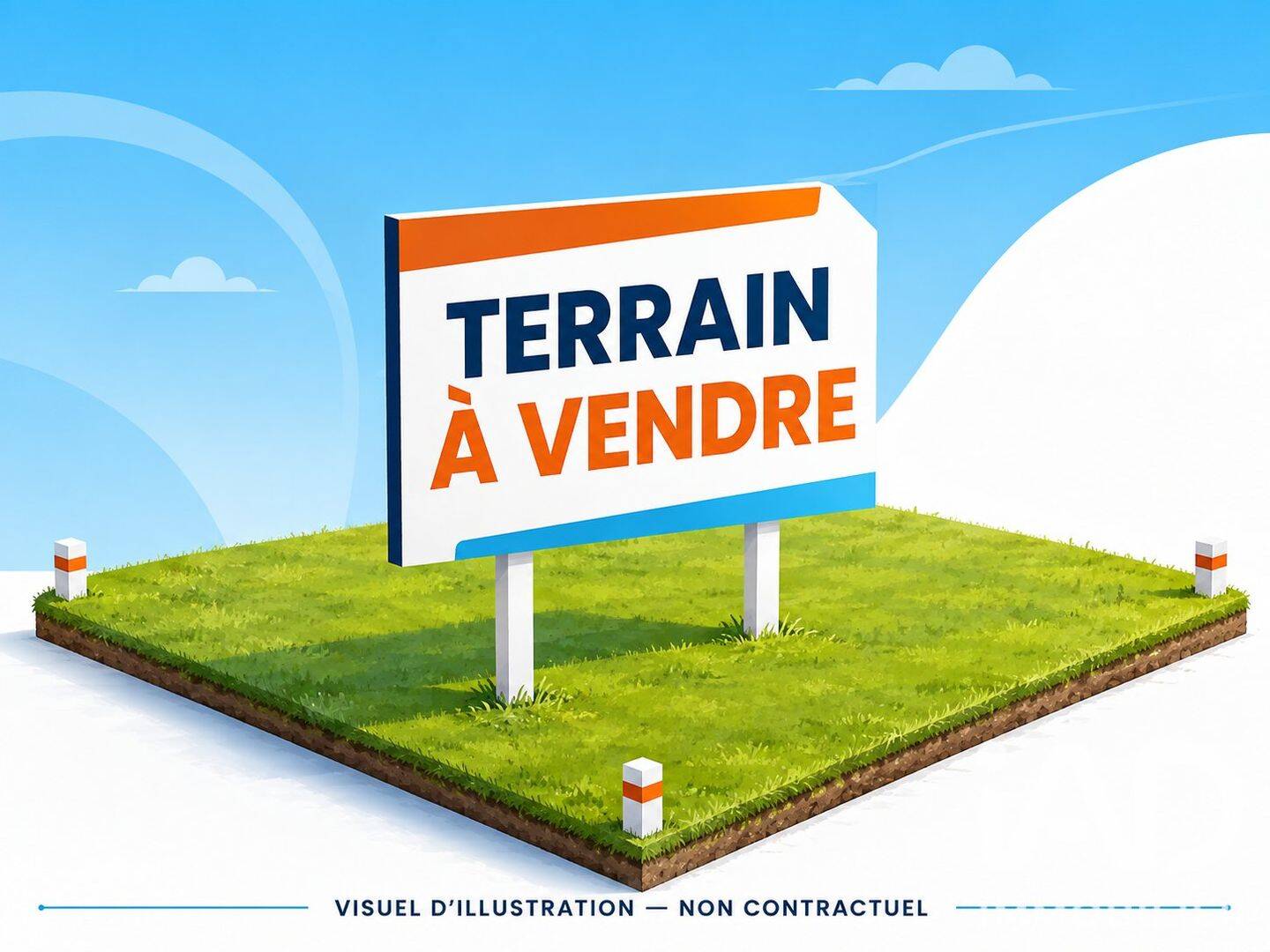 Terrain de 689 m² à Saint-Hilaire-le-Grand - photo 2