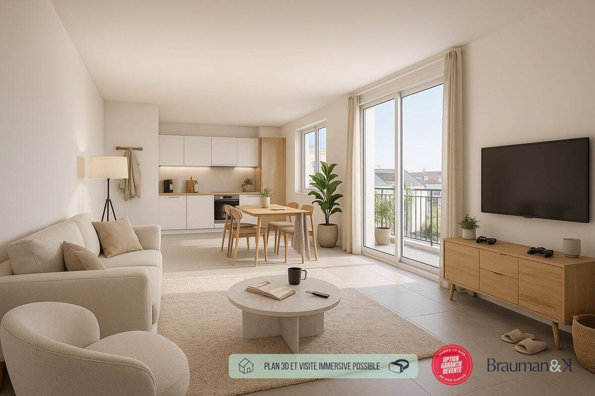 Appartement 4 pièces 78 m² · à Bagneux · 78 m² · 342 875 €