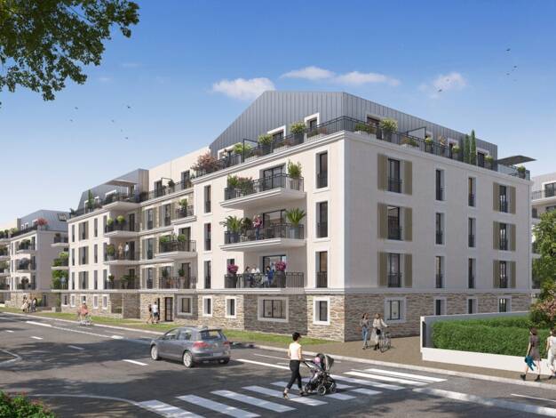 Appartement à vendre - neuf 365 900 € 5 pièces 98,7 m² 4 étages dès le 01/07/2026 Grosse Pierre-Foch-Dunant-Guynemer-Collinet Meaux 77100