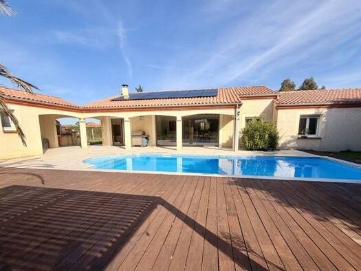 Maison de plain-pied à vendre 472 500 € 4 pièces 3 chambres 130 m² 3 445 m² de terrain Paulhac 31380