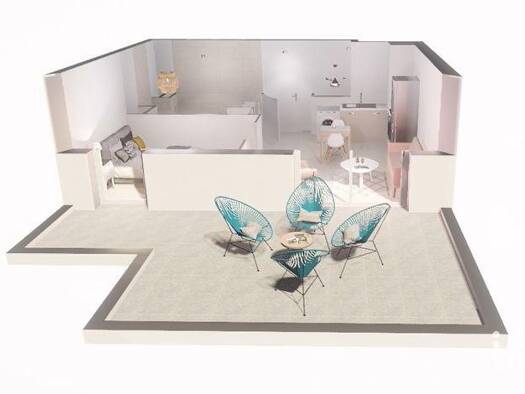 Appartement à vendre - neuf 260 000 € 1 pièce 31 m² 3ème étage Les Paluds-Lauvert Vallauris 06220