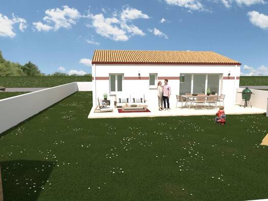 Terrain avec maison neuve à vendre 175 164 € 3 pièces 2 chambres 70 m² 387 m² de terrain Ardillières 17290