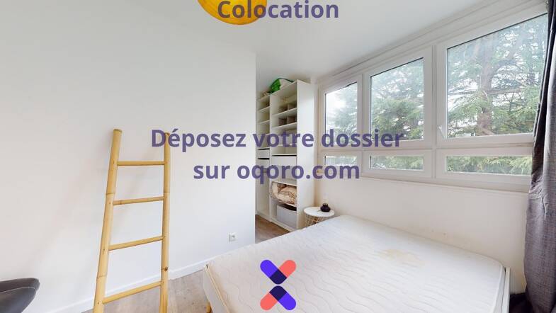 Appartement à louer 395 € 5 pièces 4 chambres 85 m² 1er étage Nord-Sillon-Thébaudières Saint-Herblain 44800